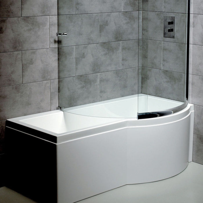 Carron Urban 1700mm P-Shape Shower Bath - Left Hand