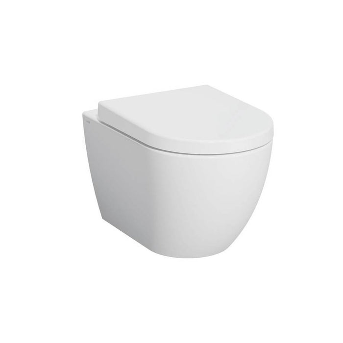 Kartell KVIT Eklipse Round Wall Hung WC Pan with Soft Close Seat